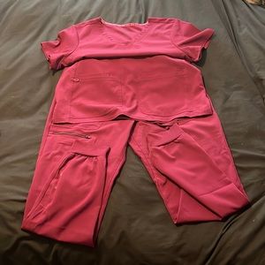 Heart Soul scrub set